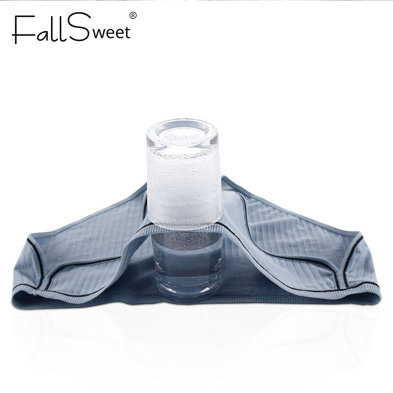 Fallsweet 3 argolas! Calcinha algodão feminina plus size, calcinhas macias lingerie sexy, roupas íntimas femininas