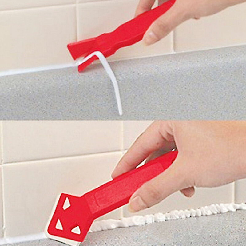 2pcs Glass Glue Scraper Corner Glue Removal Scraper Floor Tile Spatula Plastic Glue shovel Hand Tool