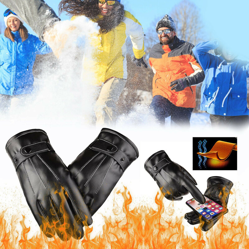 Зимние теплые мужские перчатки с сенсорным экраном 2021, водонепроницаемые перчатки для лыж и активного отдыха, рыбалки, Женские ветрозащитные нескользящие спортивные перчатки для верховой езды, L * 5
