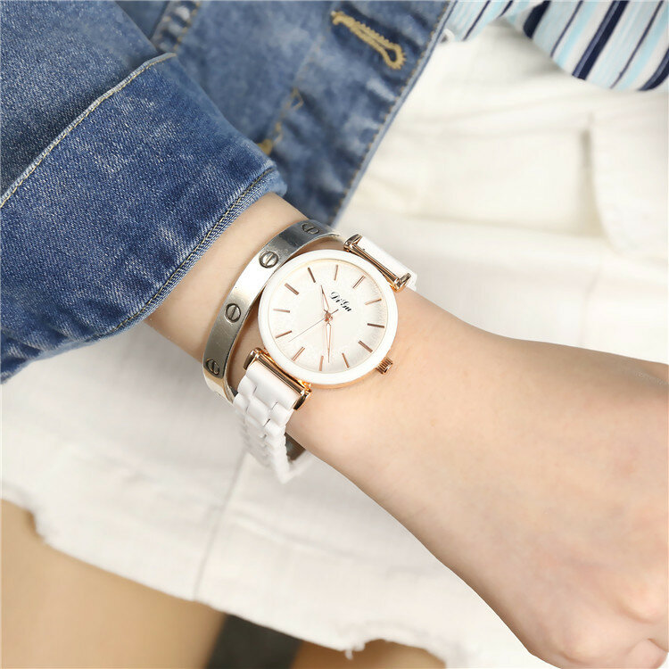SAILWIND ceramiczne zegarki na rękę z paskiem kobiety luksusowe panie zegarek kwarcowy moda kobiety zegarki reloj mujer data zegar dla kobiet