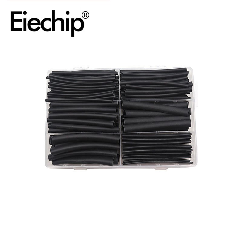 180 sztuk rurki termokurczliwe rurowy kabel kurczy rękawem, izolowane poliolefinowe wodoodporne 3:1 wybrane elementy