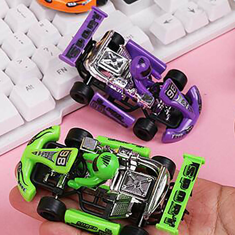 Mini Pull Zurück Go-Kart Auto Racing Spiel Fahrzeug Modell Kinder Pädagogisches Spielzeug Lustige Kinder Spielzeug für Jungen Mädchen juguete