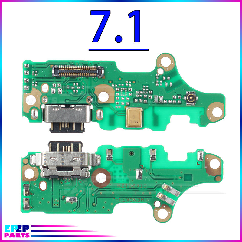 1 Pce USB شحن ميناء جاك حوض موصل الكابلات المرنة لنوكيا 7 Plus 7.1 7.2 8 8.1 شاحن مجلس وحدة