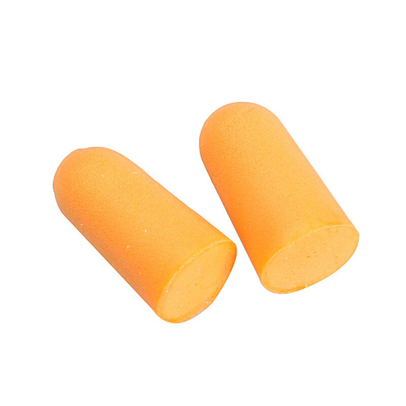 MOONBIFFY-Bouchons d'oreille coniques en mousse orange souple, prévention du bruit du sommeil de voyage, réduction du bruit, 10 paires