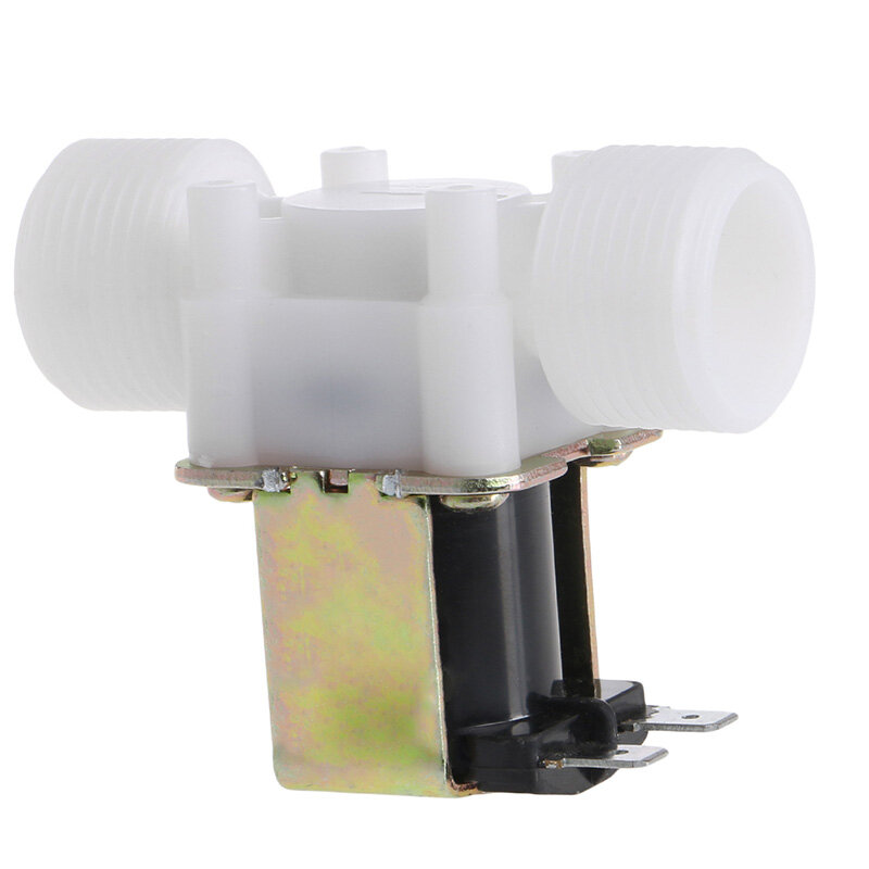 Válvula Solenoide de plástico de 3/4 pulgadas, dispensador magnético de lavadora, interruptor de controlador de presión neumática de agua, 12V, 24V, 220V, PP N/C