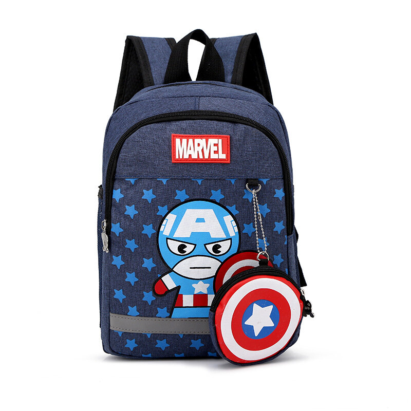 2019 Новая мода Капитан Америка детские школьные сумки мультяшный рюкзак для малышей Детская сумка для книг Детский рюкзак для мальчиков и де...