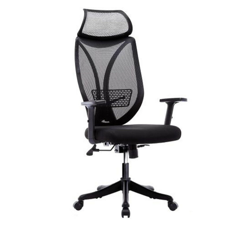 Эргономичный офисный стул с высокой спинкой, регулируемые подлокотники, сетчатый компьютерный стул, подставка для головы