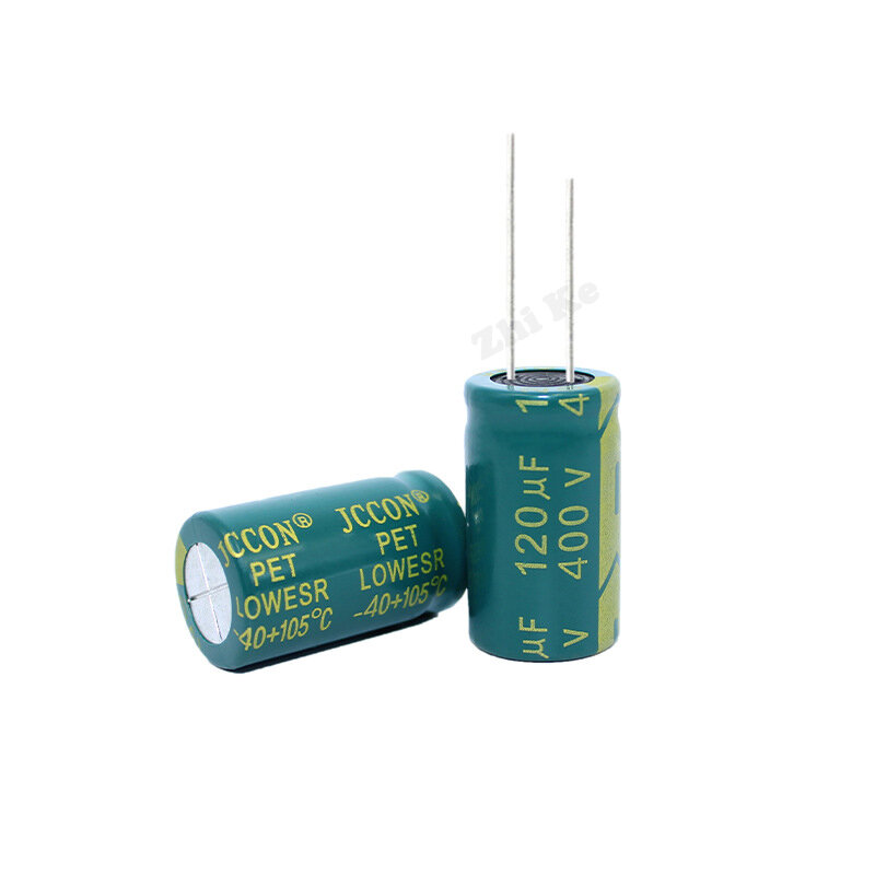 6 шт., алюминиевый электролитический конденсатор 400 в 120 мкФ 18*30 мм с низким ESR, электрические конденсаторы мкФ 120 В, высокая частота 400