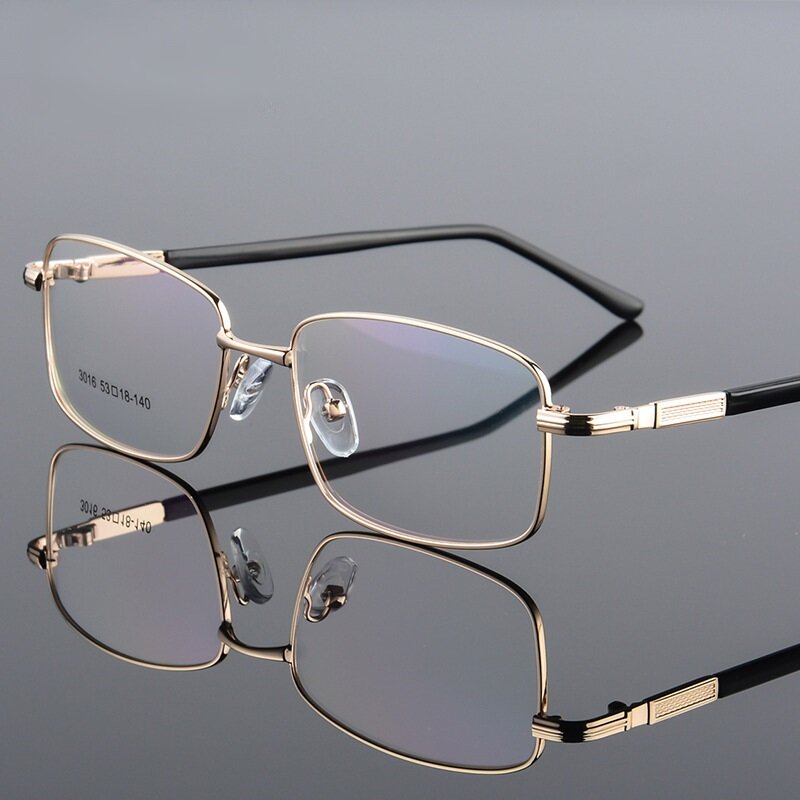 Sumondy Filling Prescription Myopia Glasses Dioptre 0 To 10 Men Women Alloy Frame Business