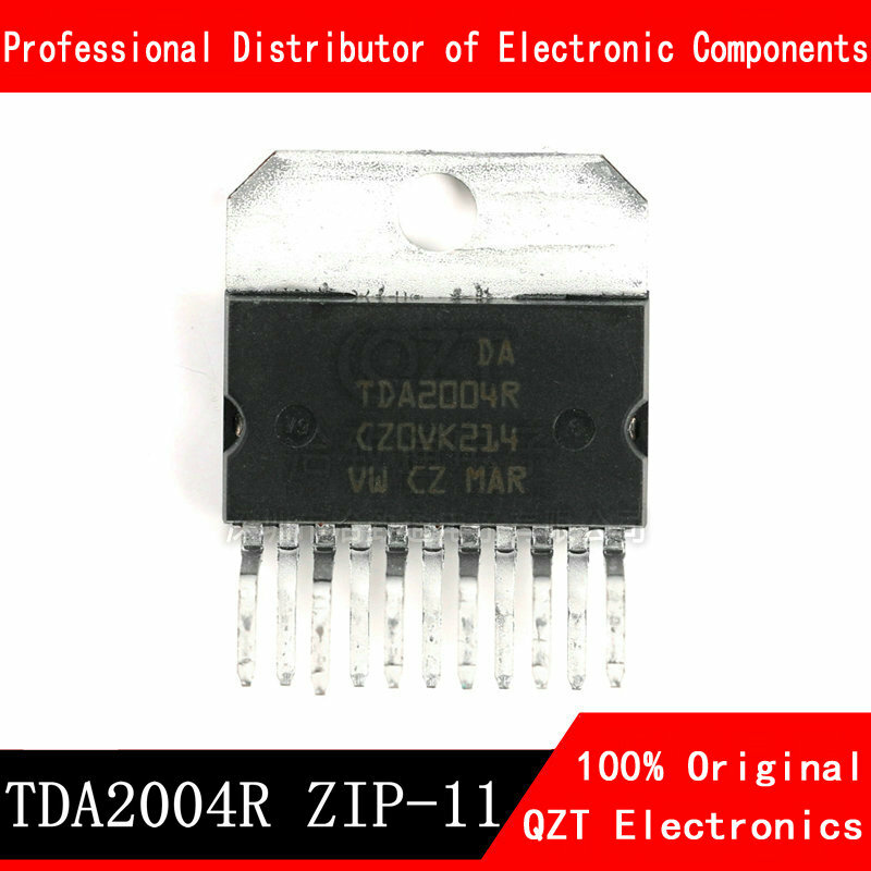 5 шт./лот TDA2004 TDA2004R ZIP-11 Двухканальное аудио усилитель мощности IC
