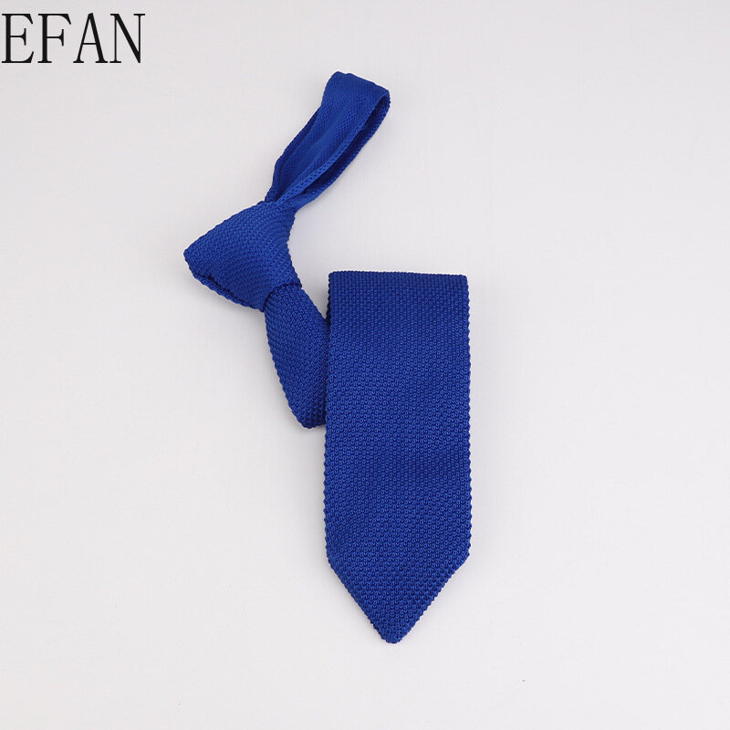 7CM moda chłopiec męska stałe kolorowe krawat dzianiny krawaty krawat normalny Slim klasyczne tkane Cravate wąskie krawaty ZC1-23