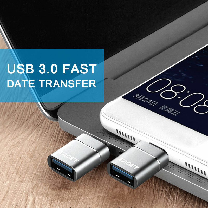 محول إيجيت USB C من النوع C إلى USB 3.0 محول Thunderbolt 3 Type-C كابل OTG لـ Macbook pro Air سامسونج S10 S9 USB OTG