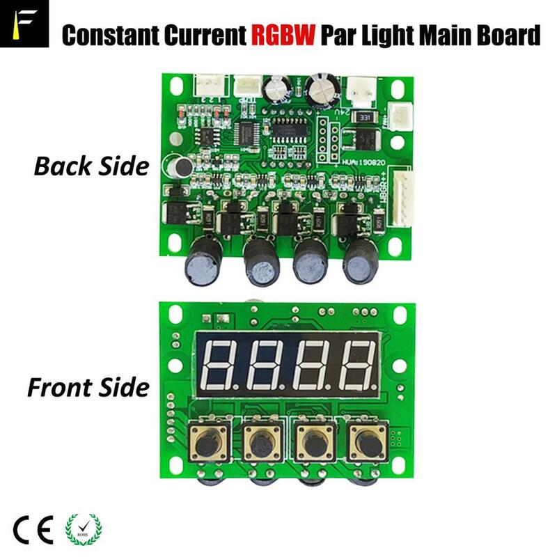 Led de corriente constante, tablero principal con Control remoto inalámbrico, 54x3W, RGBW/RGB, 8 canales, pantalla de luz Can, programa dmx