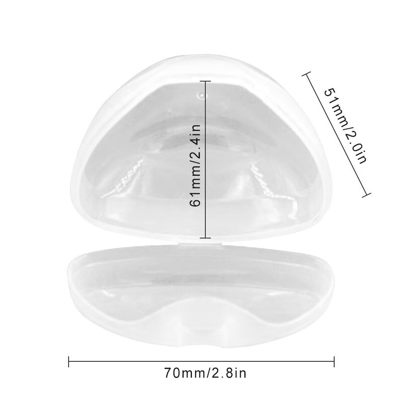 4pcs Baby Soother Holders Container Pacifier Box Man-carried Transparent Pacifying Accessories Storage Case Shield