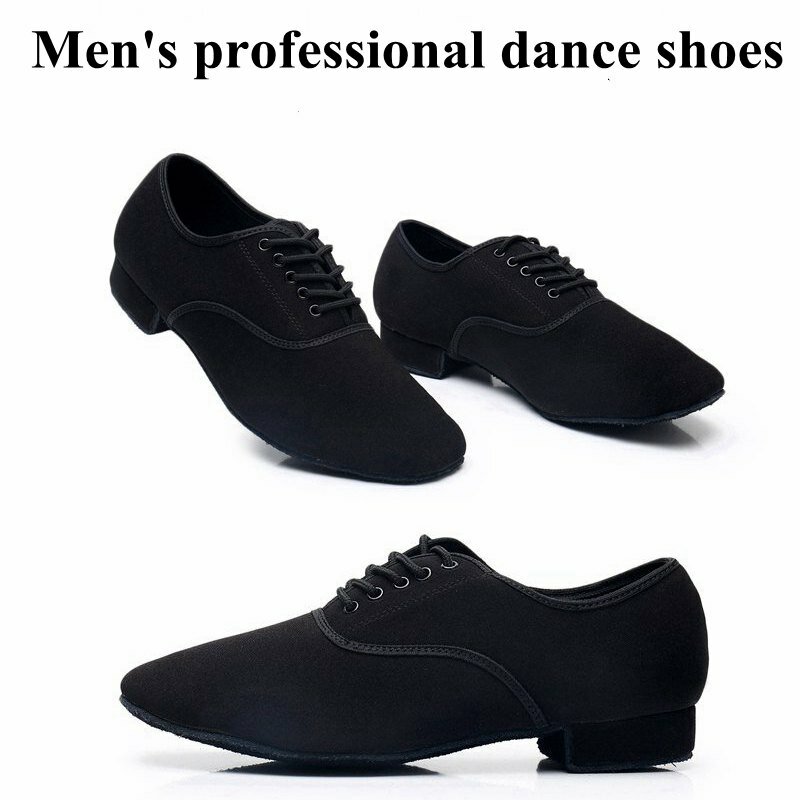 Sapatos de dança latina profissionais para homens, sapatos modernos interiores e exteriores, tango ballroom