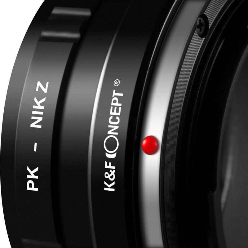 K & F Konzept Objektiv Mount Adapter für Pentax PK Berg Objektiv Nikon Z6 Z7 Kamera Körper