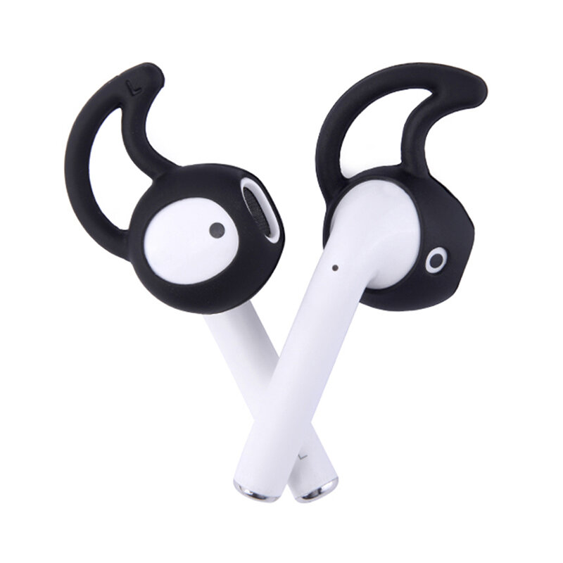 Ear Pads for Airpods 2pcs/pair Sport Replacement Earbud Tips for iphone 7 7plus Earphones Silicone Ear Caps Earphone Case Earpad