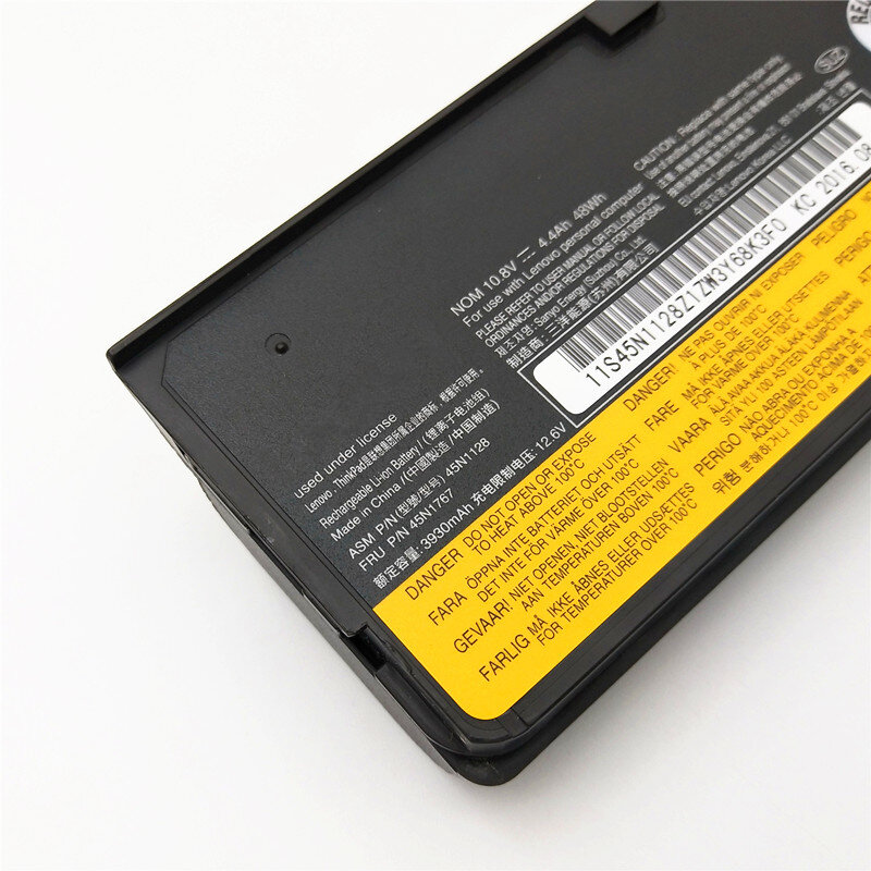 ONEVAN Genuíno 72Wh 48Wh Bateria Do Portátil Para Lenovo ThinkPad X240 X250 X260 T440S T440 T450S S440 S540 W550s L450 L470 T460T