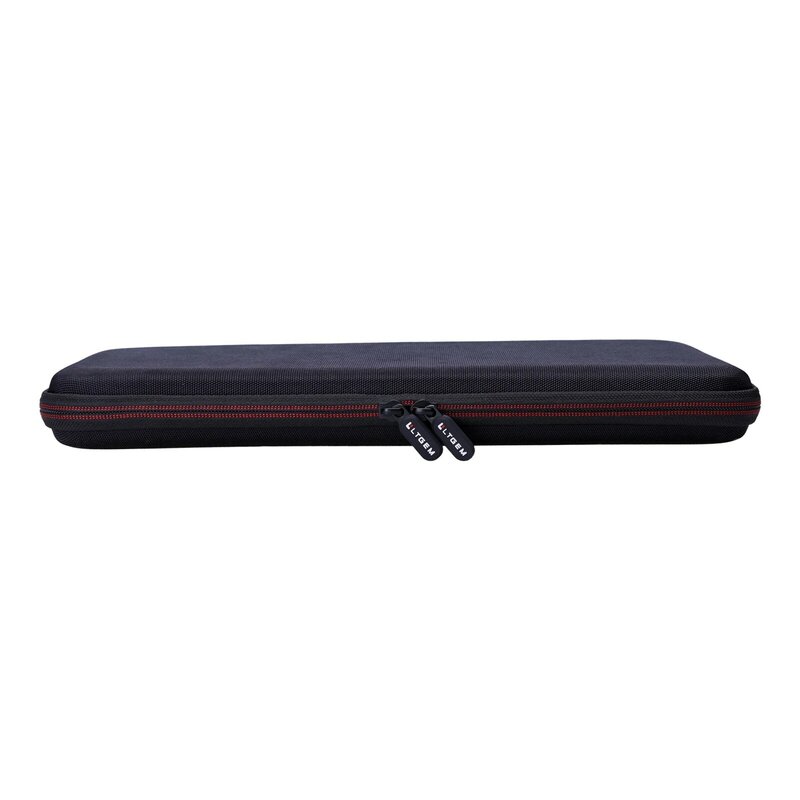 Чехол LTGEM жесткий черный из ЭВА для беспроводной клавиатуры для гостиной Logitech K400 Plus, с тачпадом для домашнего кинотеатра, ПК, подключенный к телевизору