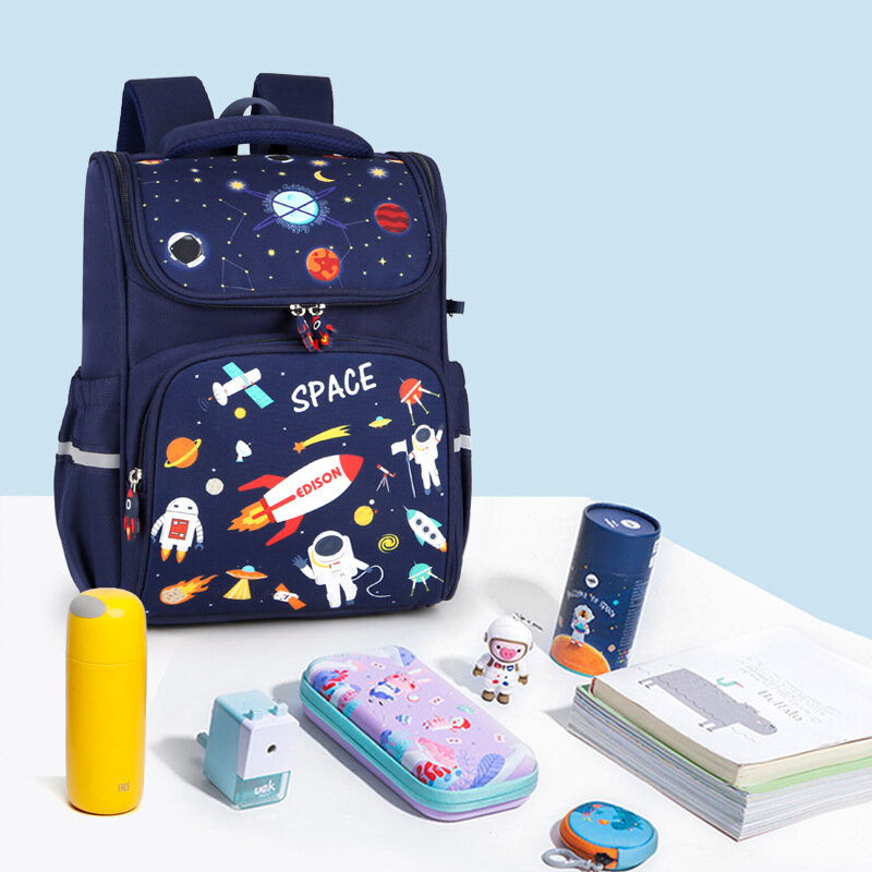 Водонепроницаемые школьные ранцы для девочек и мальчиков, милый рюкзак с аниме рисунком для подростков