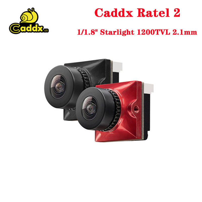 Caddx Ratel 2 / Ratel PRO 1/1/1 'Starlight sous TVL NTSC PAL 16:9 4:3 Commutable Super WDR FPV Micro Caméra pour FPV Racing