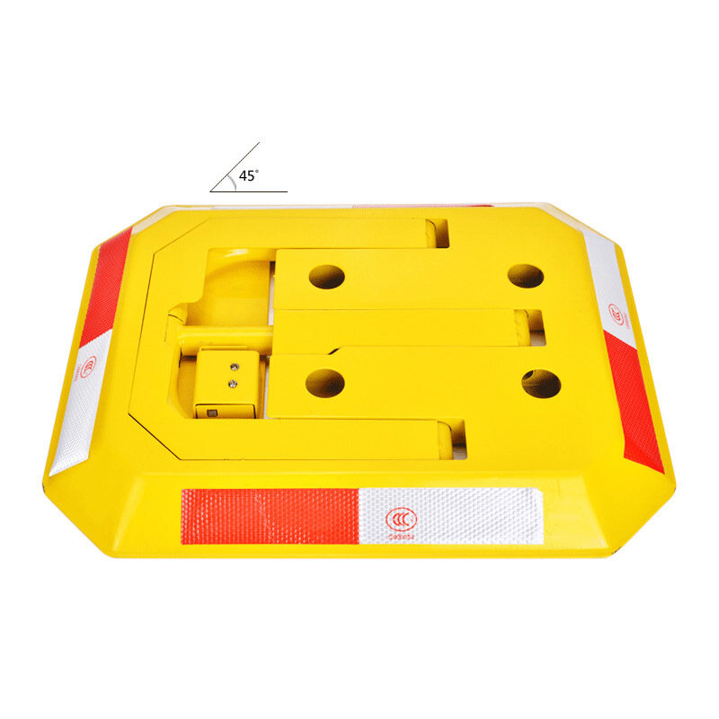 High Quality Octagon Yellow Heavy Resistance Strong Anti-Pressure Manual Car Parking Barrier blocker Lock for Parking Lot space