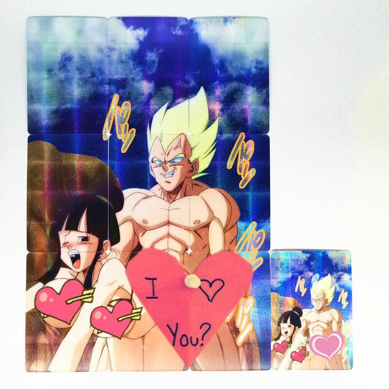 20pcs/set Super Dragon Ball Z Naruto 9in1 Sexy Heroes Battle Card Ultra Vegeta Game Collection Cards