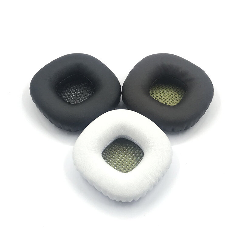 Almohadillas de repuesto para auriculares Marshall Major i ii 1 2, piezas de reparación, negro, marrón, blanco, almohadillas para los oídos Bluetooth