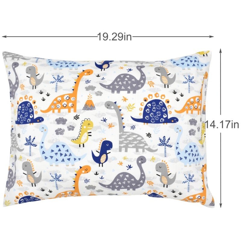 Envelope Kids Toddler Pillowcase Cotton Baby Pillow Cover Fits for 13x18in 14x19in 12x16in Pillow Soft Breathable Pillow G99C