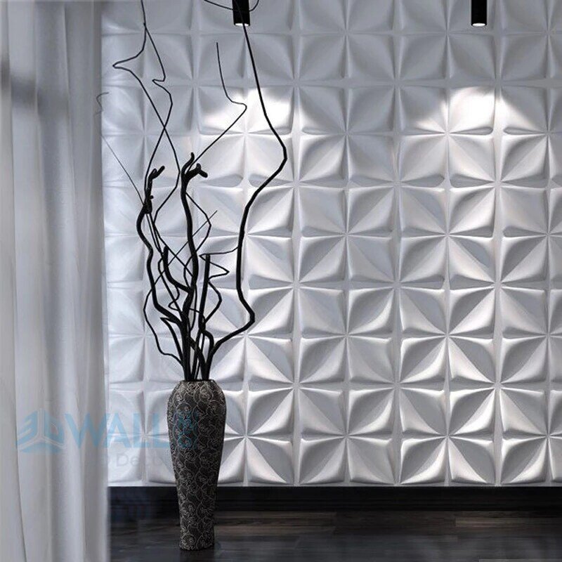 30cm ristrutturazione della parete della casa pannello murale geometrico 3D non autoadesivo 3D wall sticker art tile 3d wallpaper room bagno soffitto