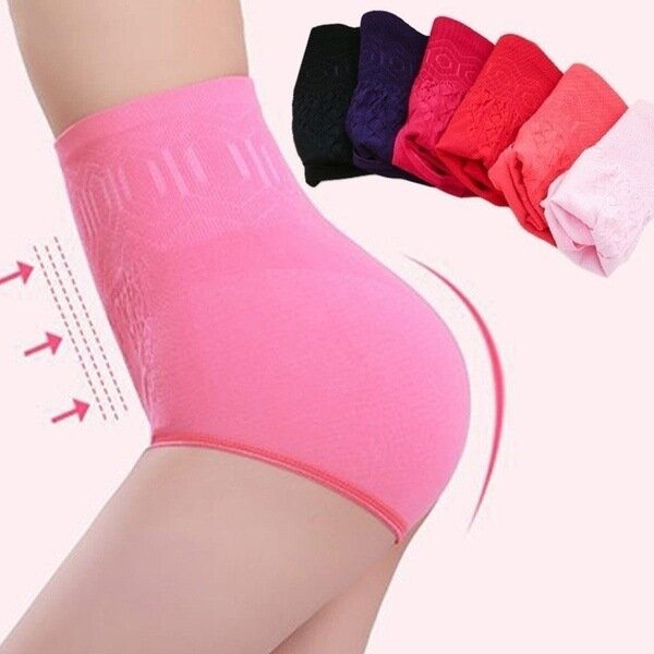Women's Firm Control High Waist Shapewear Leggings Sexy Slimming Pants Tummy Control Underpants Science Thin Waist Underpants