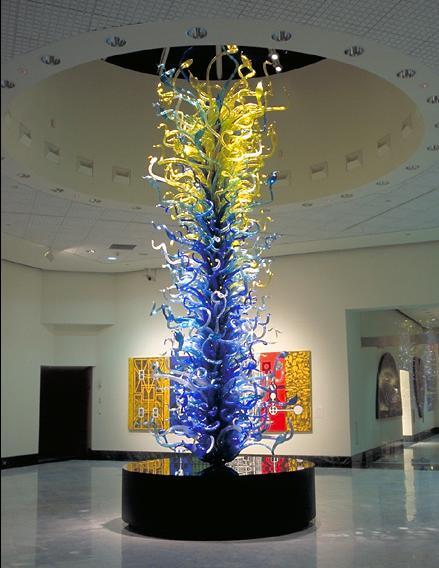 Gorąca sprzedaż szkło murano lampa podłogowa duży wzór kwiatowy szkło rzeźba artystyczna lampa stojąca