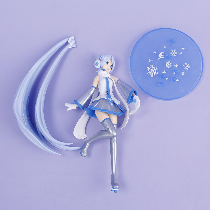 Figurines d'action Miku Sakura Ghost bleues en PVC, modèle de jouets de collection pour filles, robe de mariage, printemps, nouvelle collection