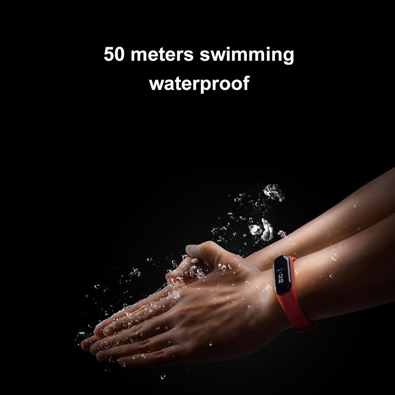 Xiao mi mi banda 3 versão global multi idioma pulseira inteligente mi banda 3 pulseira pulseira freqüência cardíaca à prova dwaterproof água correa banda inteligente