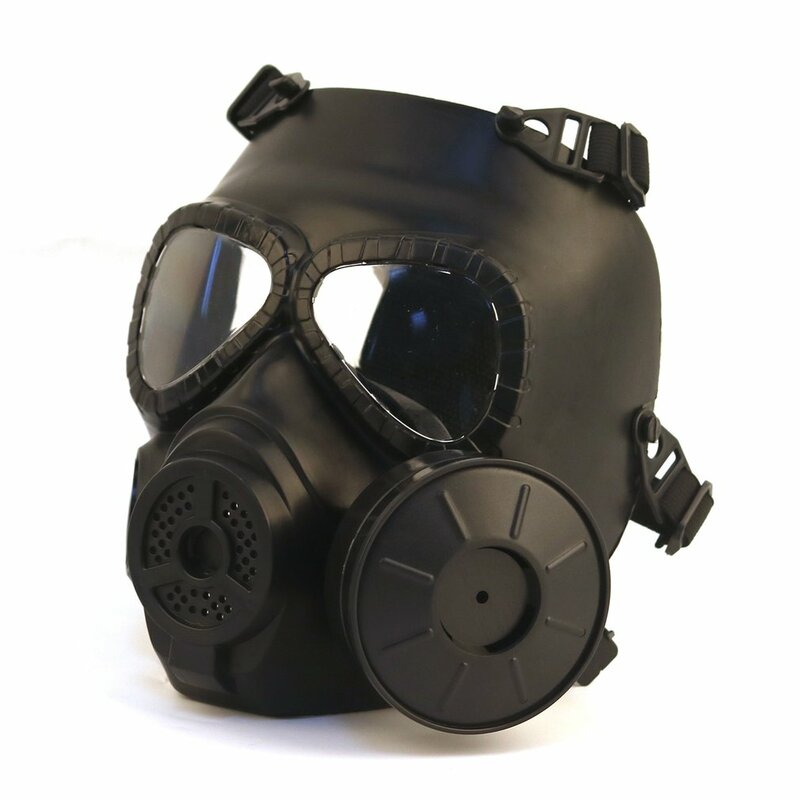 Masker pernapasan kreatif properti performa panggung untuk CS perlindungan Cosplay peralatan Lapangan Halloween jahat