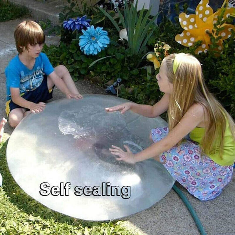 1 Uds bolas de burbujas suaves Squishys aire y agua llenos de globos soplan para niños Juegos de verano al aire libre bebé baño juguetes de globo