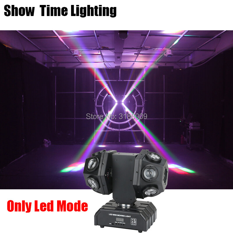 Nouveauté rotation illimitée Dj Laser Led Disco Laser 2 en 1 lumière principale mobile bon effet utilisation pour la fête KTV barre de boîte de nuit