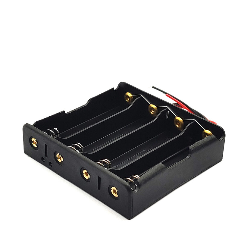 Caja de almacenamiento de batería paralela, 18650, 1x2x3x4x18650, 1/2/3/4 ranuras, 18650, 3,7 V
