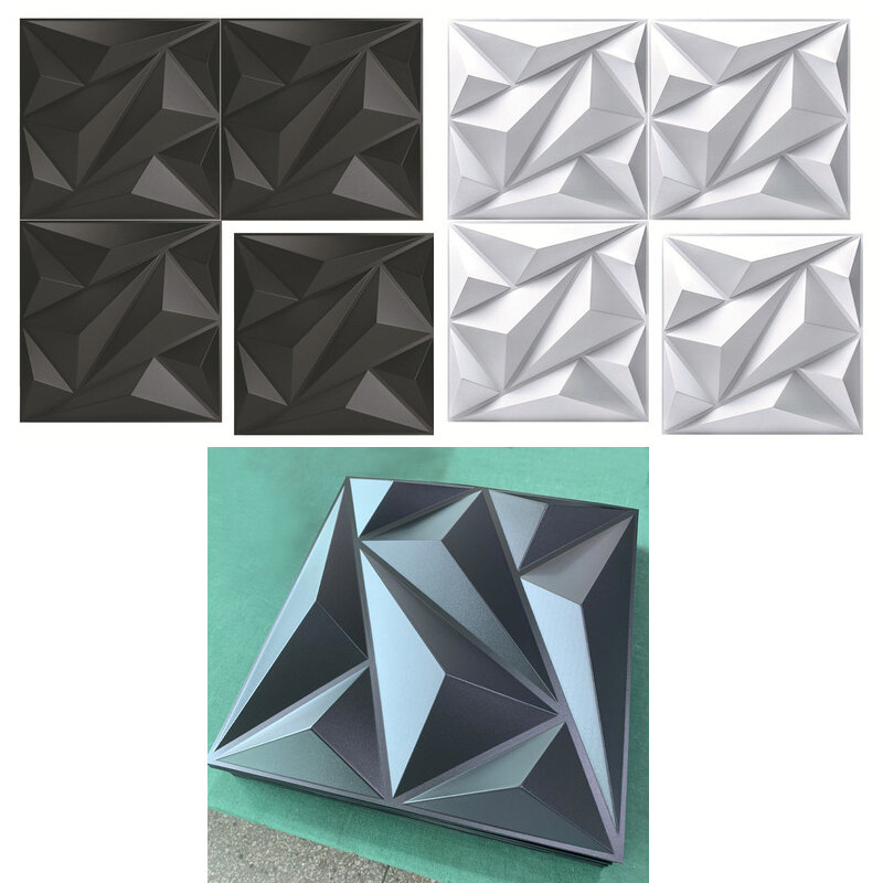 12 шт. 50 см 3D настенная панель мраморный кирпич узор 3D настенная наклейка обои Алмазный дизайн декоративная плитка 3D форма для 90-х эстетической комнаты