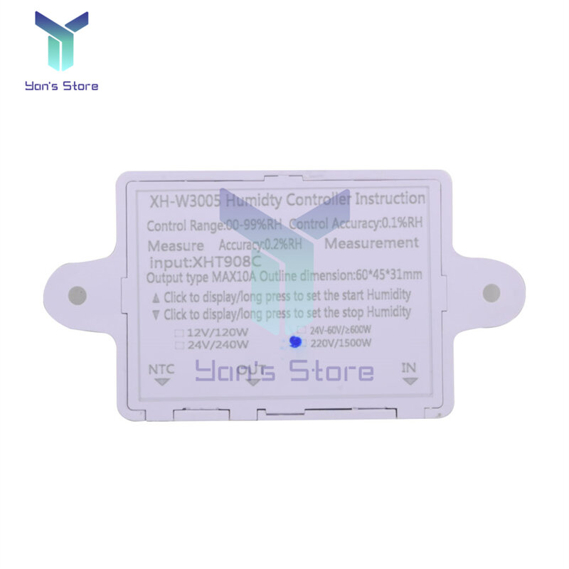 湿度センサー用デジタル湿度コントローラー,XH-W3005,12v,24v,110v,220v,hdmi