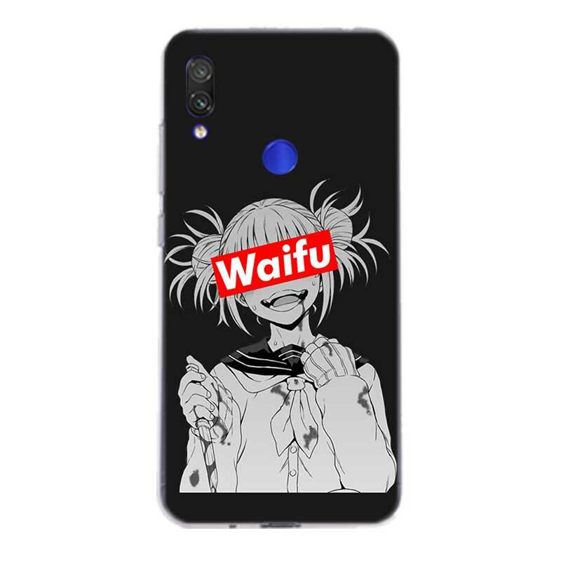 Sugoi Senpai Anime Waifu Étui En Silicone Pour Xiaomi Redmi Note 8 7 6 Pro 5 4 4X K20 7A S2 5A 6A Y3 Xiaomi A3 9T 9 SE F1 S2 Couverture