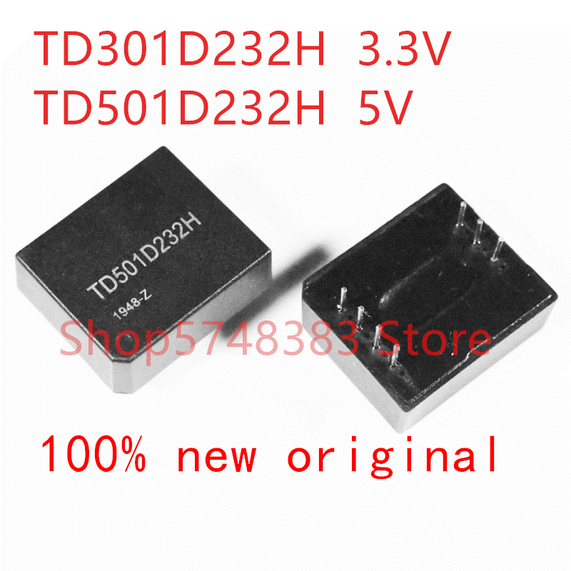 1PCS/LOT 100% new original TD301D232H TD501D232H Single channel high-speed RS232 isolated transceiver module