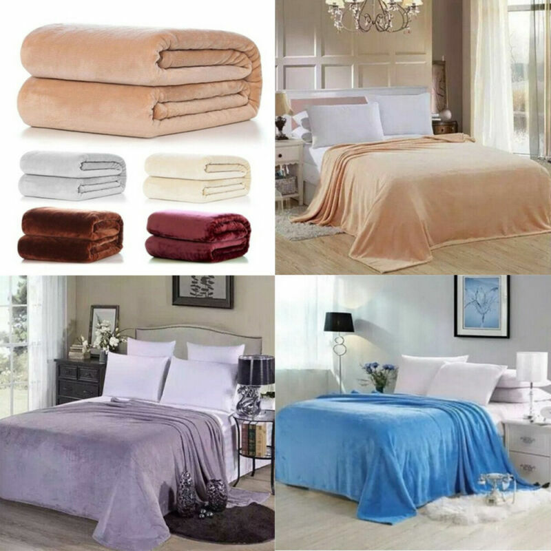 Новое модное маленькое супер теплое плотное теплое микро-плюшевое Флисовое одеяло, плед, диван, постельные принадлежности