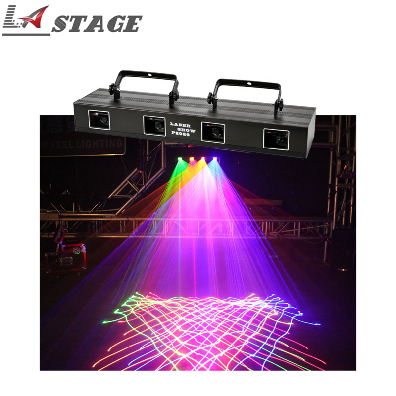 เสริมสร้างรุ่น4หัว4สีเลเซอร์บาร์ KTV Laser เลเซอร์แสง