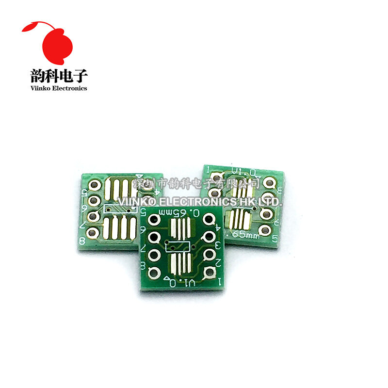 Kit de placa PCB SMD de 30 piezas = 6x5 piezas, adaptador de giro a DIP, placa convertidora FQFP 32 44 64 80 100 HTQFP QFN48 SOP SSOP TSSOP 8 16 24 28
