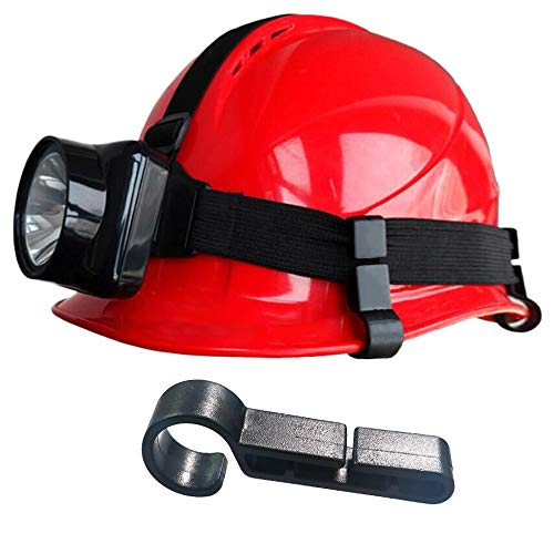 Ainomi Bayi Aksesori Hardhat Klip Vankcp Helm Plastik Klip Hook Cocok untuk Berbagai Headlamp dan Topi Keras Hook