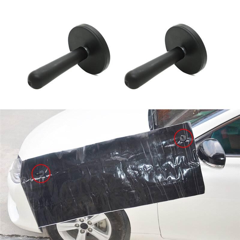 Support magnétique de voiture pour emballage de film en vinyle, outil de fixation rond, autocollant de teinte de fenêtre, support d'aimant d'installation, style de fixateur