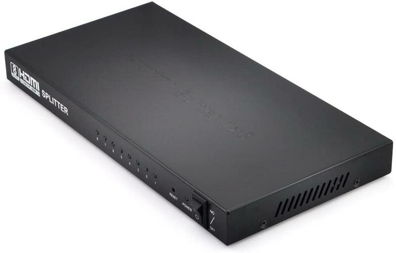 8 Port HDMI Splitter 1X8 Switch Memperkuat V1.4 1080P 3D Video Audio STB HDTV HDCP PS3 DVD