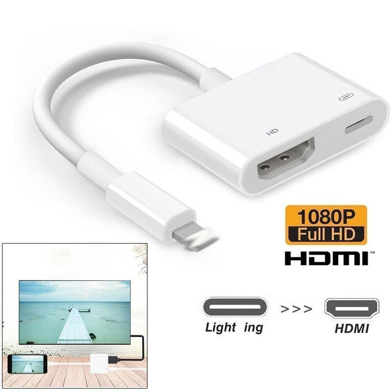1080P HDMI Cable For Lighting Male To HDMI Female Cable HD AV Adapter Cable Support for IPad Ipod IPhone IOS