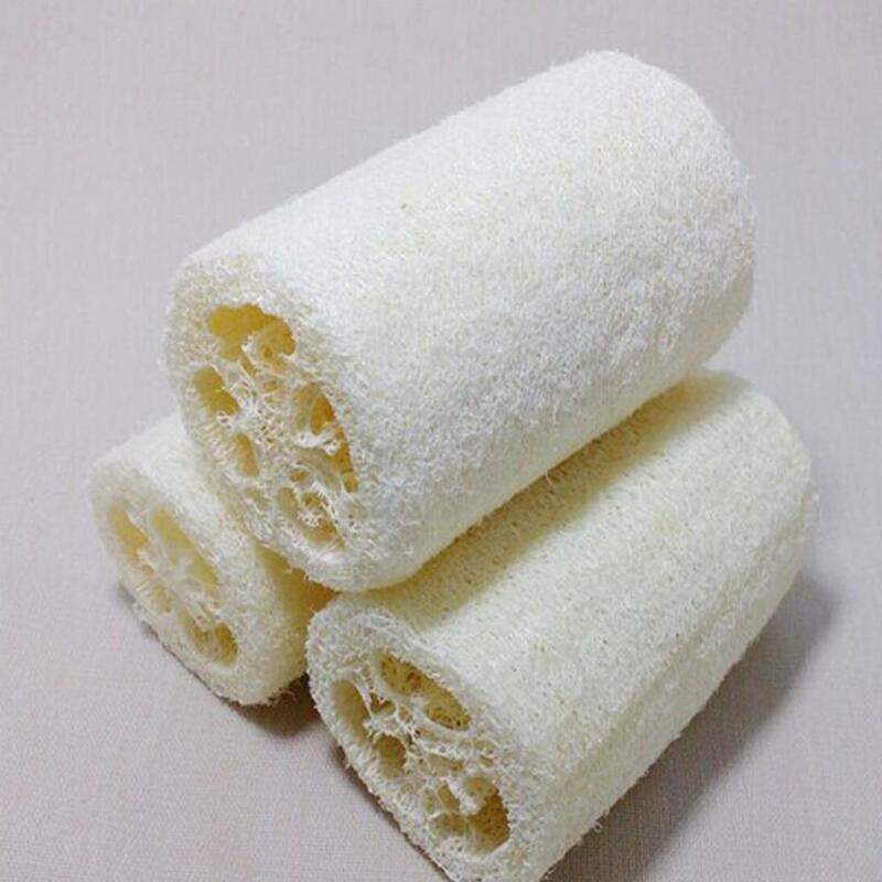 1 Pc Natural Loofah Gourd Sponge Bath Rub Dishes Cleaning Body Shower Exfoliating Scrubber Tool Sponge Scrubber